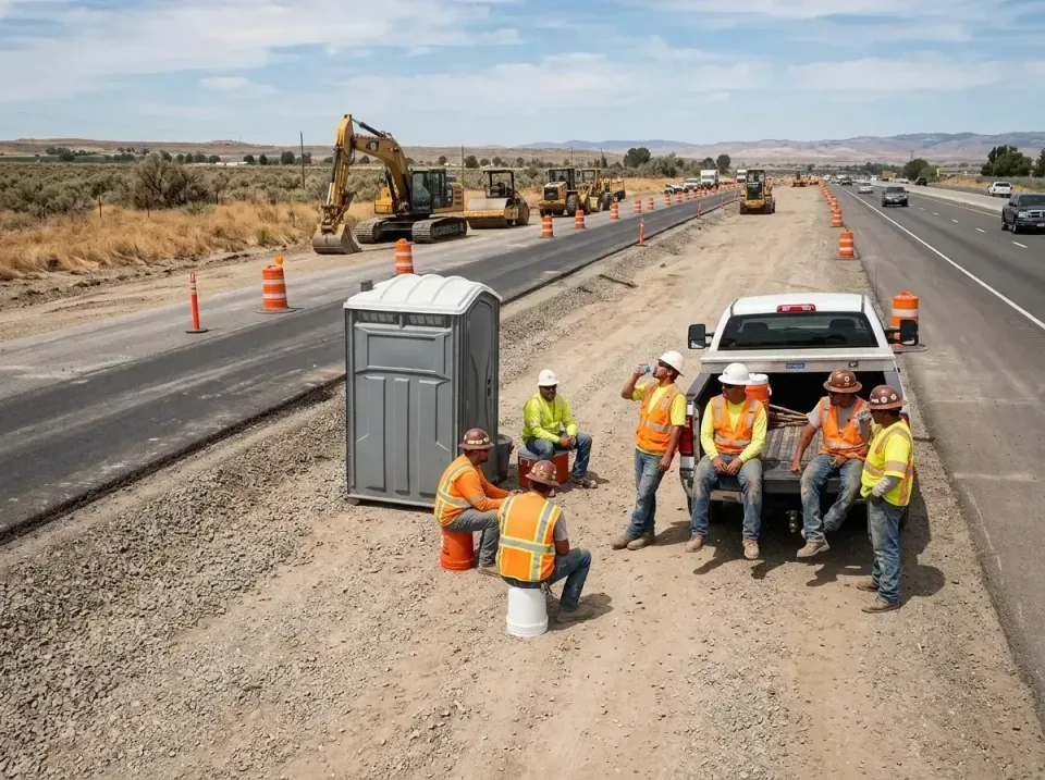 highway-road-construction-crew-007 — frequently asked questions, Porta Potty and Restroom Rentals in Angwin, CA